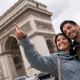 Illustration for article titled Dumb Tourists In Paris Gawking At Splendor Of Greatest Architectural Feats In Human History